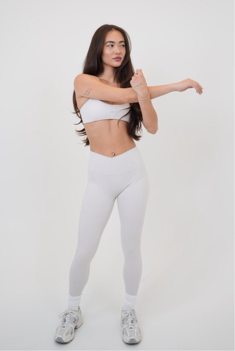My Time Is Divine Lime White Sculpt V-Waist Legging